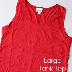 Lularoe Large Red Tank Top